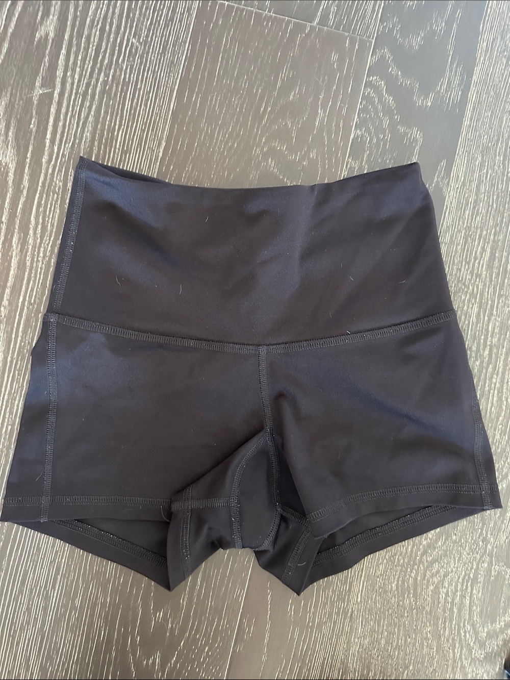 Mika Yoga Wear High-Waist Black Bike Shorts